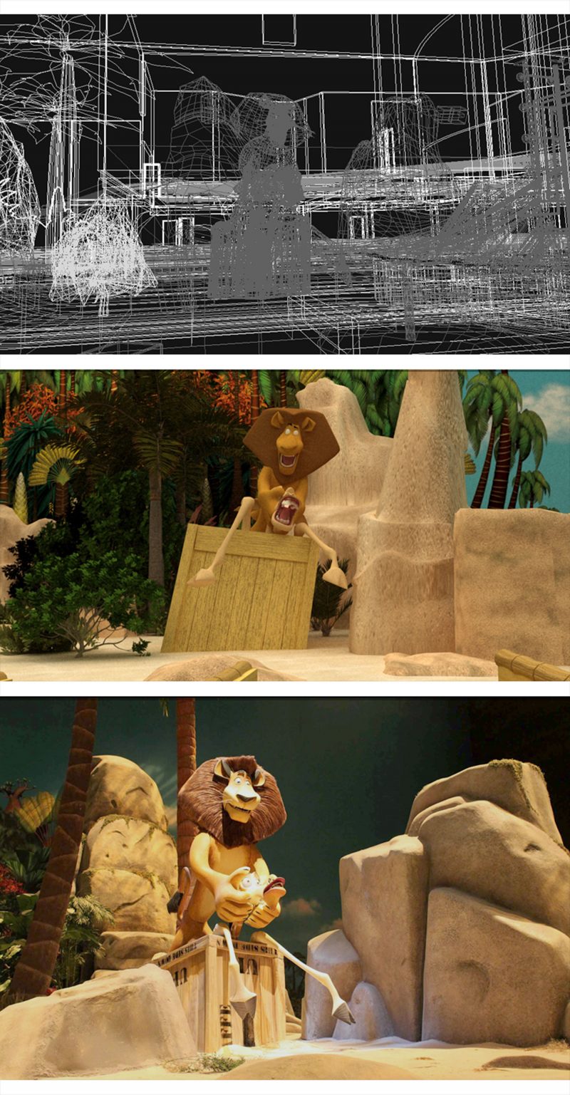 Universal Studios Singapore, Journey to Madagascar - Scenario-Global